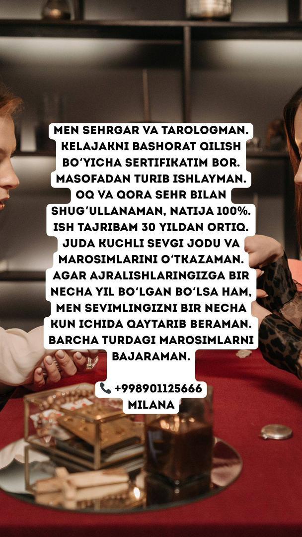 Toshkentda bashoratchi Milana